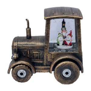 2951-golden-christmas-tractor-decoration Golden Christmas Tractor Decoration