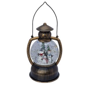 Vintage Gold Embossed Water Lantern (GMX-045)