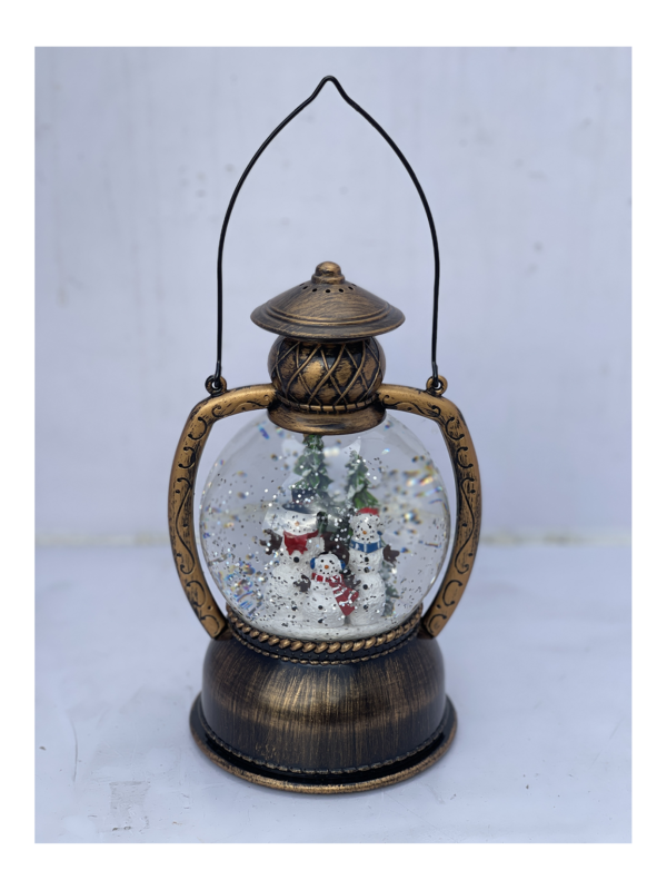 Vintage Gold Embossed Water Lantern (GMX-045) - Image 2