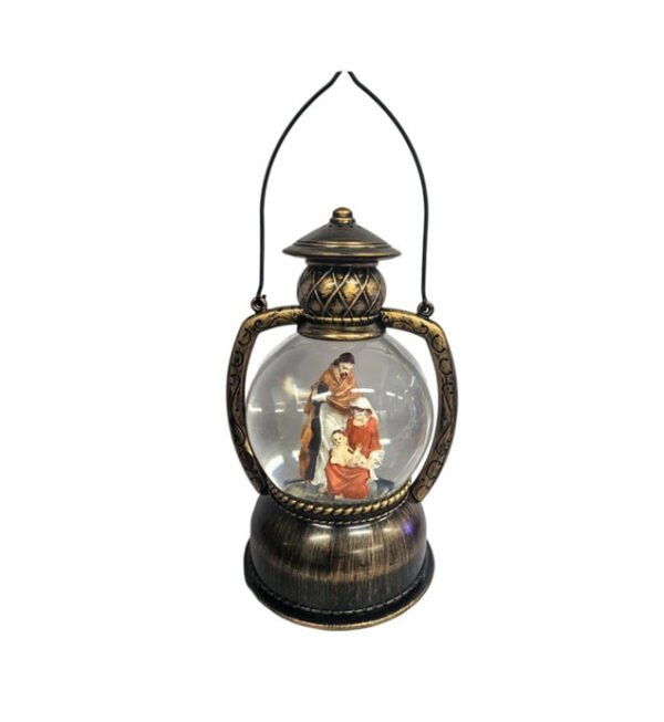 Vintage Gold Brushed Water Lantern