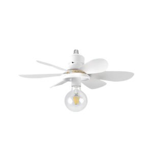 Smart Remote-Controlled LED Ceiling Fan Light