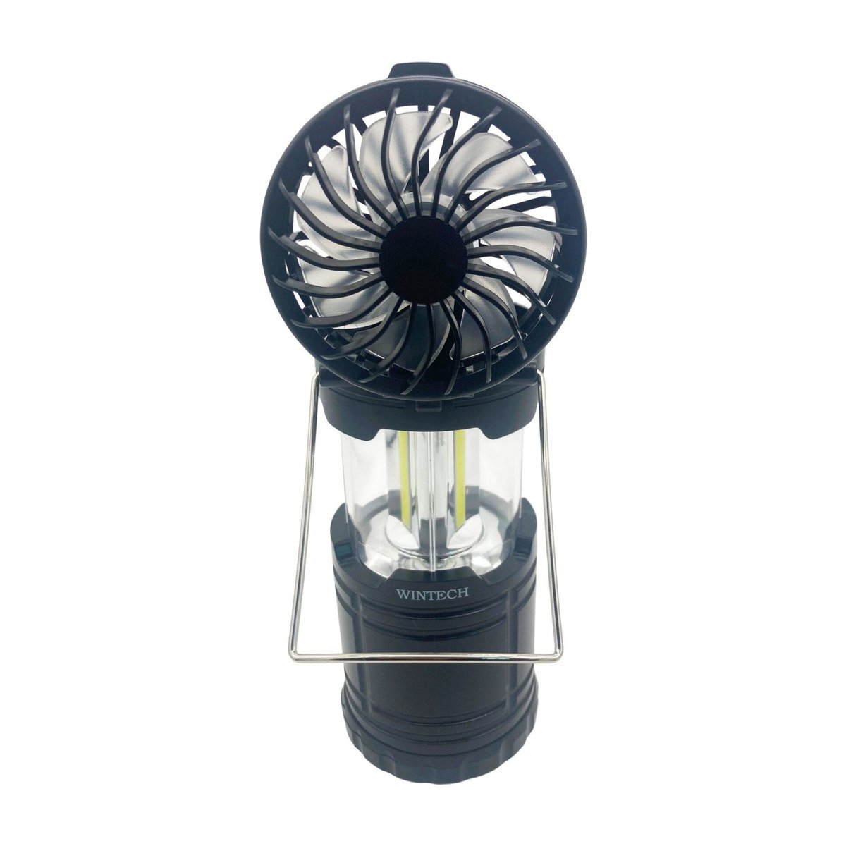 WINTECH Hybrid Outdoor Fan-Light (Black/Transparent)