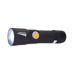 ZoomTac Adjustable Tactical Flashlight (Black/Orange)​