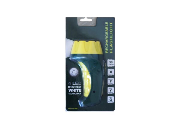 GG-113-04RC Rechargeable Flashlight - Eco-Friendly Lighting Tool​
