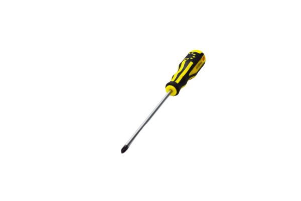6×150mm Phillips Screwdriver (Yellow/Black)​
