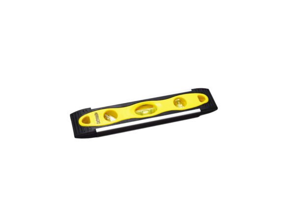 HERRAGRO Triple-Vial Spirit Level (Yellow/Black)​