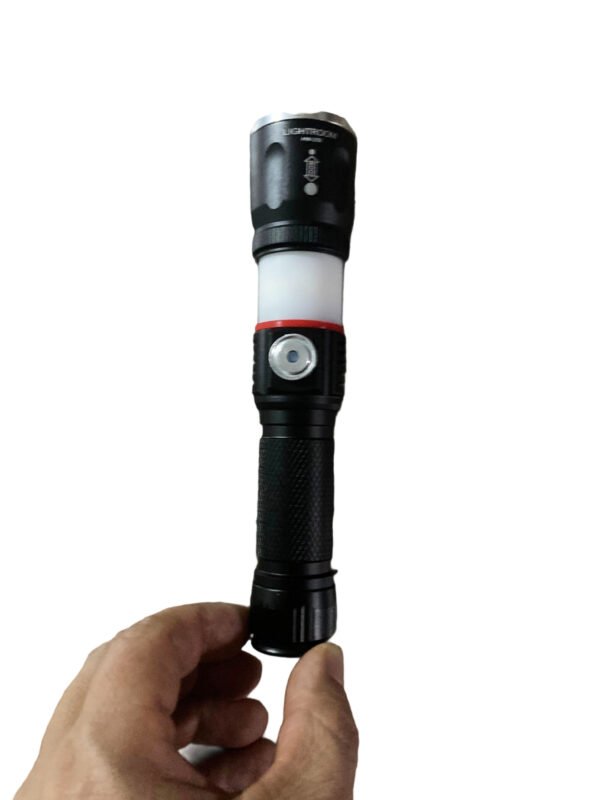 ​​Olympus-LH Zoomable Tactical Flashlight (Red Switch)​ - Image 2