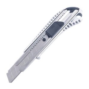 3496-sharppro-silver-utility-knife-anti-slip-button SharpPro Silver Utility Knife (Anti-Slip Button)