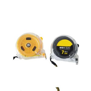 33ft 25ft Transparent Cased Orange Internal Tape Measure with Lanyard