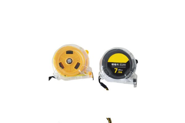 33ft 25ft Transparent Cased Orange Internal Tape Measure with Lanyard