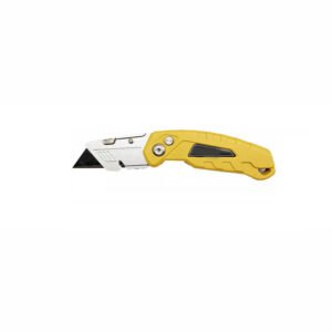 SwiftFold Pro Yellow Utility Knife (Silver Blade)