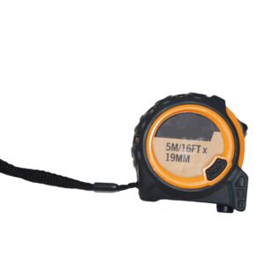5m/16ft Standard Steel Tape Measure (Black & Orange Professional Edition)