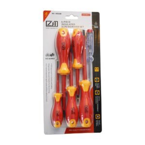 3714-zj-pro-quality-6-piece-insulated-screwdriver-set-model-no-v0 ZJ PRO-QUALITY 6-PIECE INSULATED SCREWDRIVER SET (Model: NO.V03106 / ZJ24012)