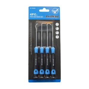 3717-zhenjie-4-piece-ergonomic-pick-and-hook-set-model-no-d02304 Zhenjie 4-Piece Ergonomic Pick and Hook Set (Model: NO.D02304)