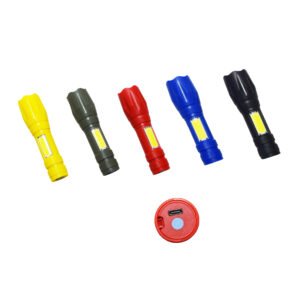 Mini Colorful COB Rechargeable Flashligh