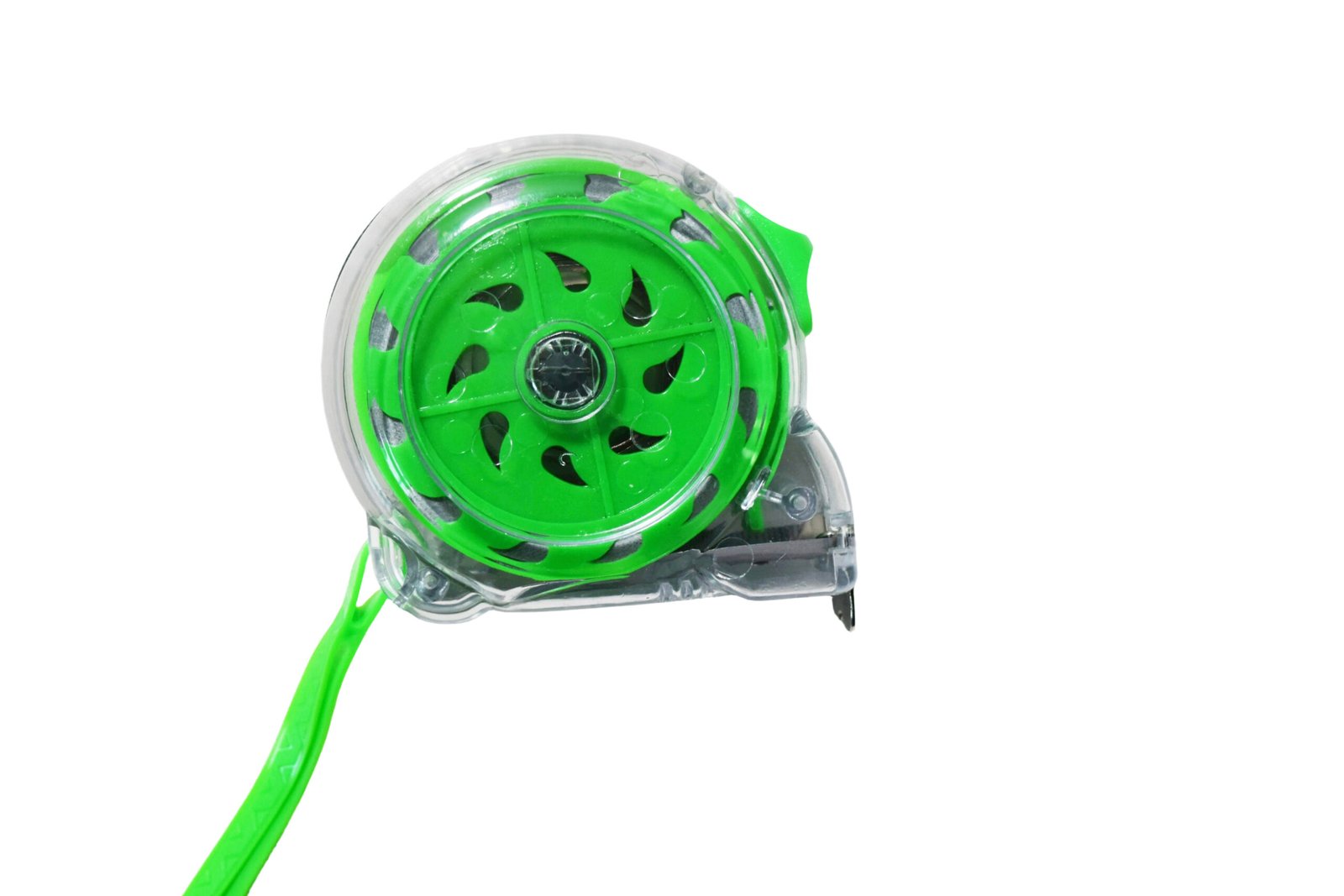 Transparent Green Automatic Retractable Tape Measure