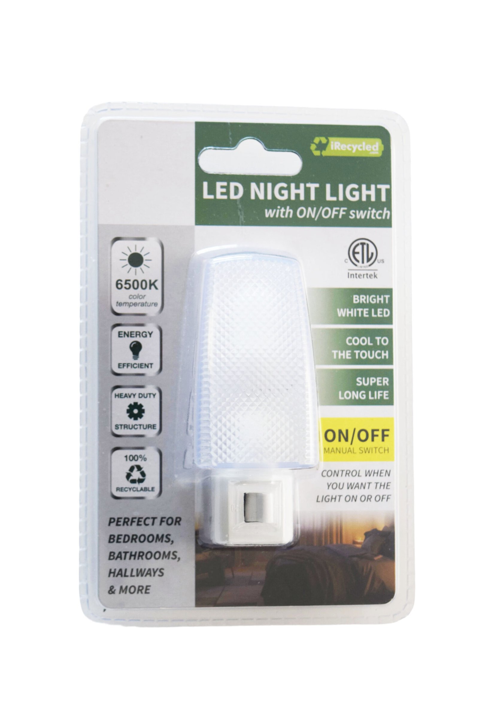 LED Night Light with ON/OFF Switch