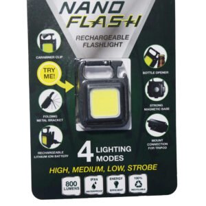DSC_0886 NANO FLASH Rechargeable Multifunctional Flashlight
