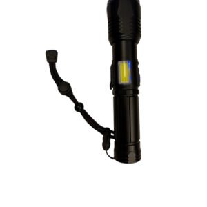 Rechargeable Tactical LED Flashlight with COB Side Light