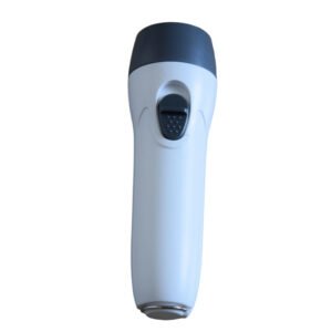 Ergonomic Light Gray Handheld Flashlight